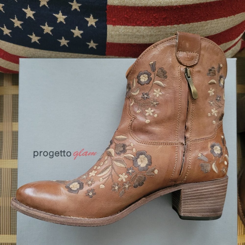 Progetto Italian leather boots - Picture 5 of 16